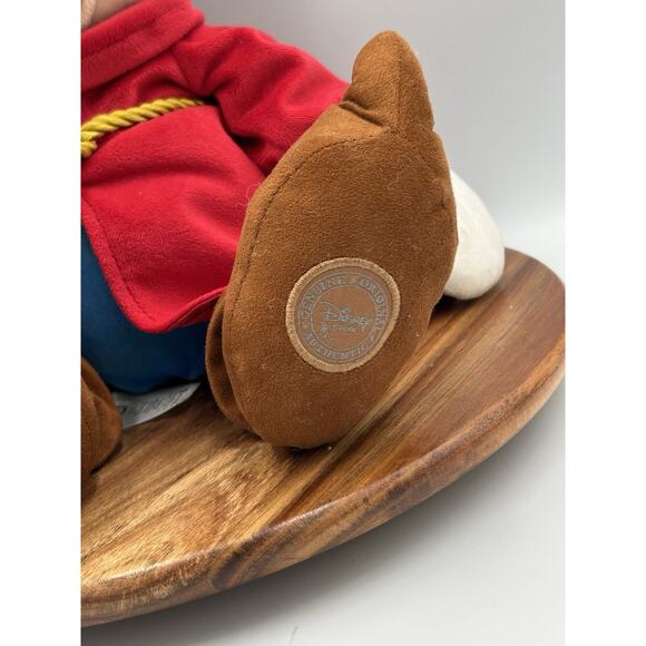 Disney Store Sorcerer Mickey Mouse Plush Fantasia Red Robe Wizard Hat 20” Toy - Picture 2 of 8